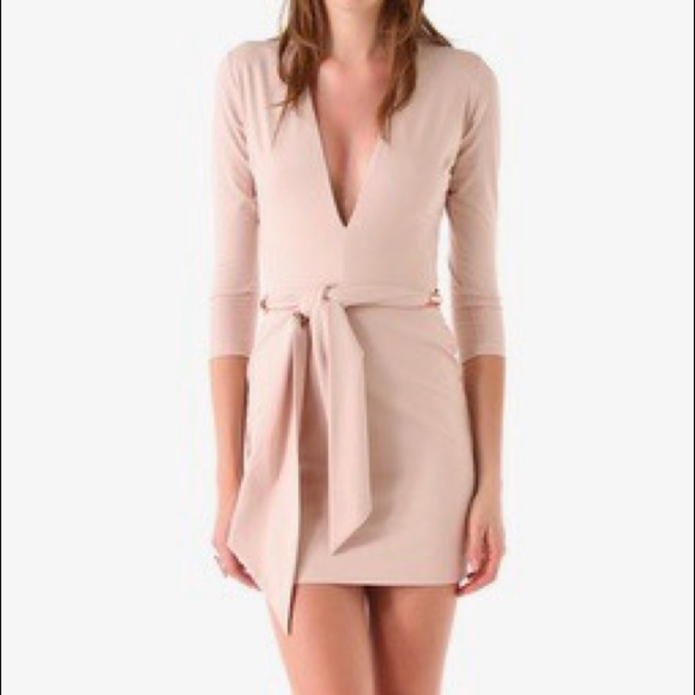 Bec & Bridge Natural Snap Dragon V Dress